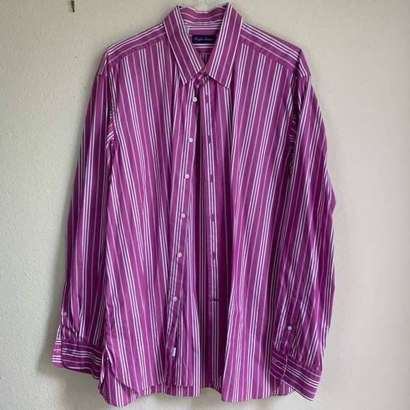 Ralph Lauren XXL purple men’s dress shirt - Picture 1 of 4